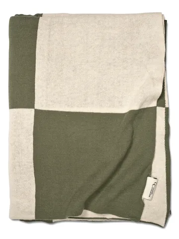 Square Decke 130x170 cm - Grün - Classic Collection