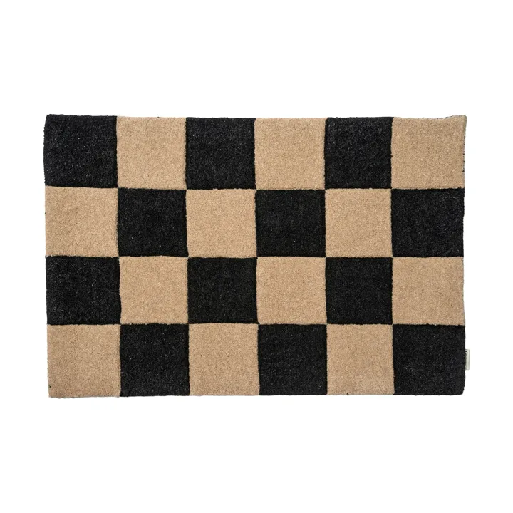 Square Fußmatte - Schwarz-natur, 60x90 cm - Classic Collection