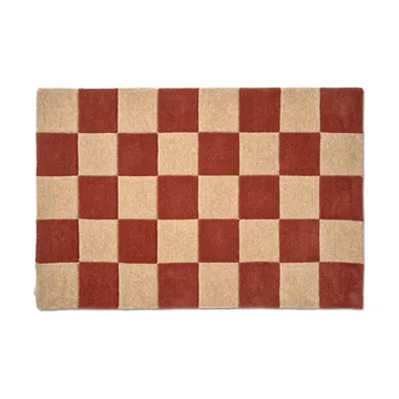 Square Fußmatte - Terracotta-Natur, 85x130 cm - Classic Collection