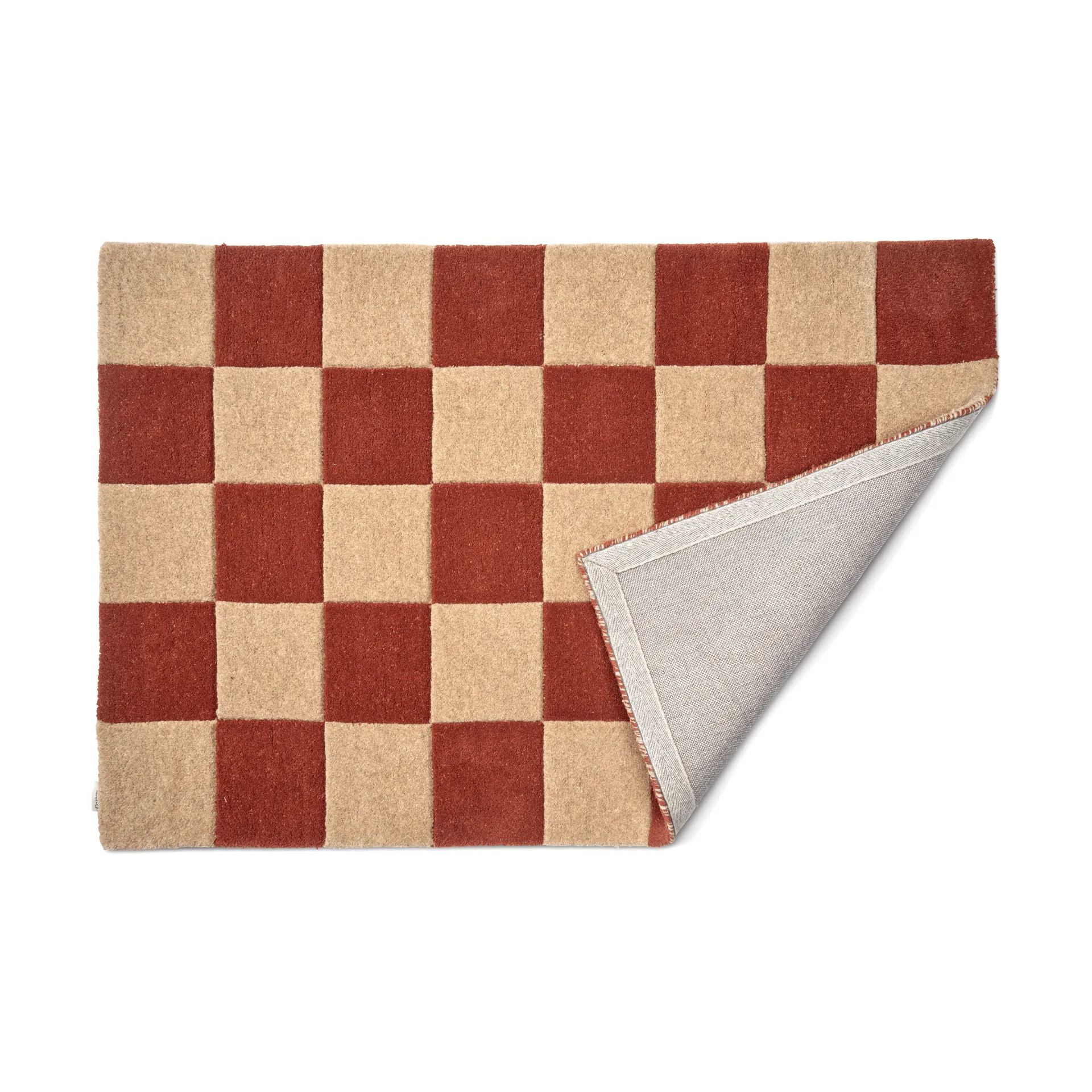 Square Fußmatte, Terracotta-Natur, 85x130 cm Classic Collection