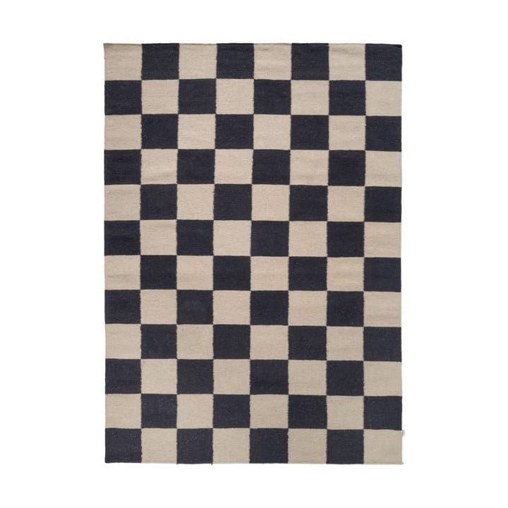 Square Teppich - Schwarz-Beige, 200x350 cm - Classic Collection