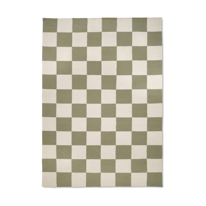 Squares Teppich - White-green, 300x400 cm - Classic Collection