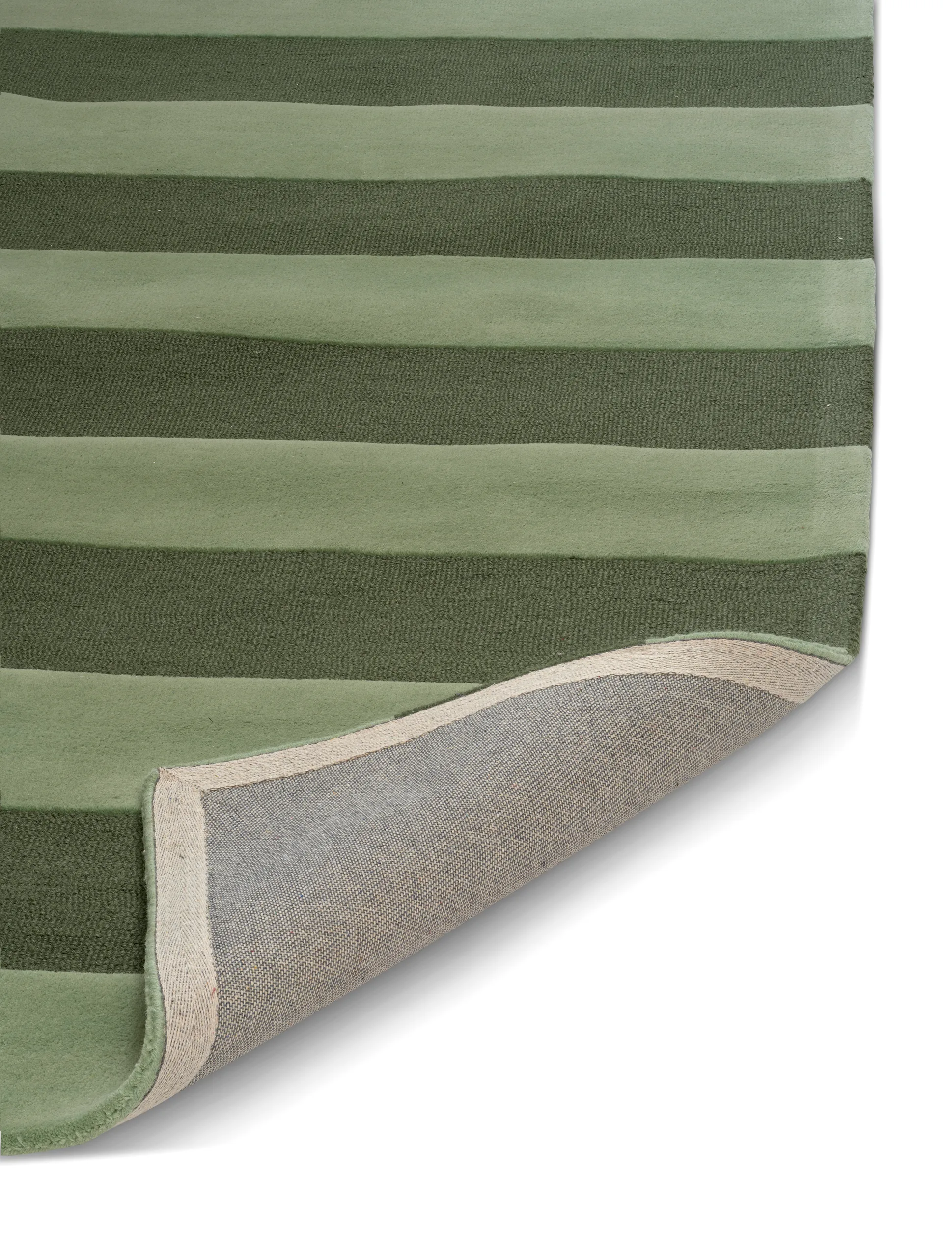 Stripe Boucle Teppich, Green, 170x230 cm Classic Collection