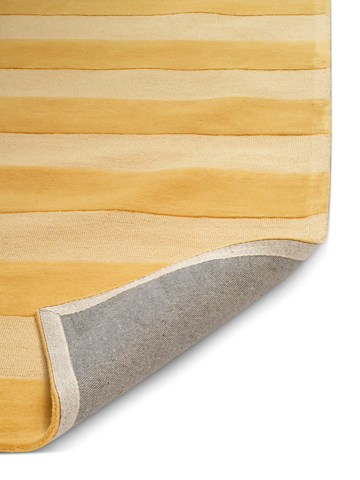 Stripe Boucle Teppich, Yellow, 170x230 cm Classic Collection