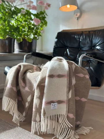 Tile Plaid 130x180 cm - Rosa - Classic Collection