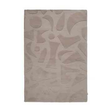 Vivid Wollteppich 200x300 cm - Beige - Classic Collection