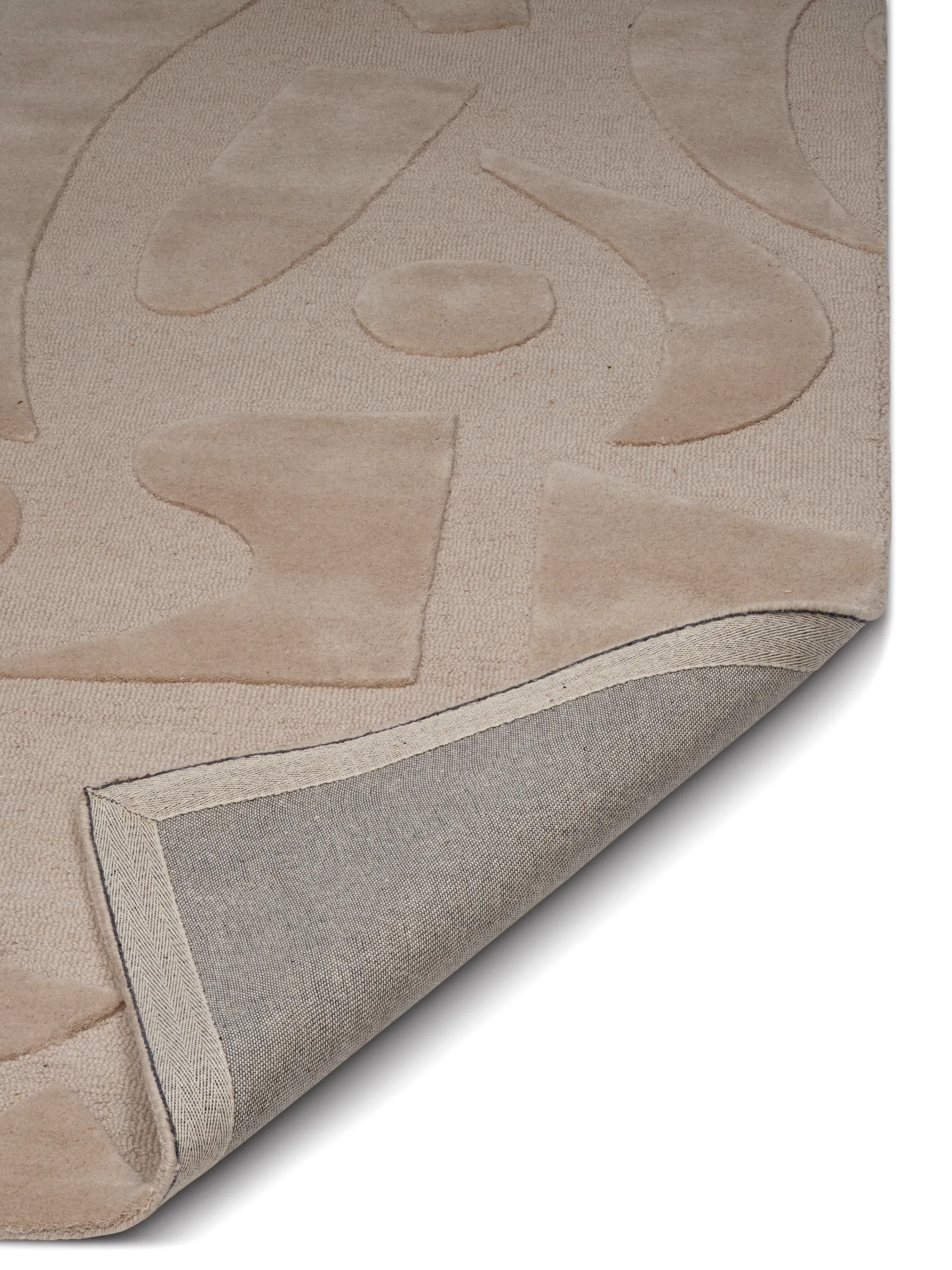 Vivid Wollteppich 250x350 cm, Beige Classic Collection