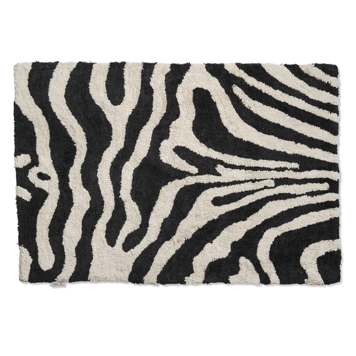Zebra Badezimmer Teppich 60 x 90cm, Schwarz-weiß Classic Collection