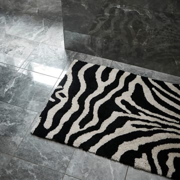 Zebra Badezimmer Teppich 60 x 90cm - Schwarz-weiß - Classic Collection