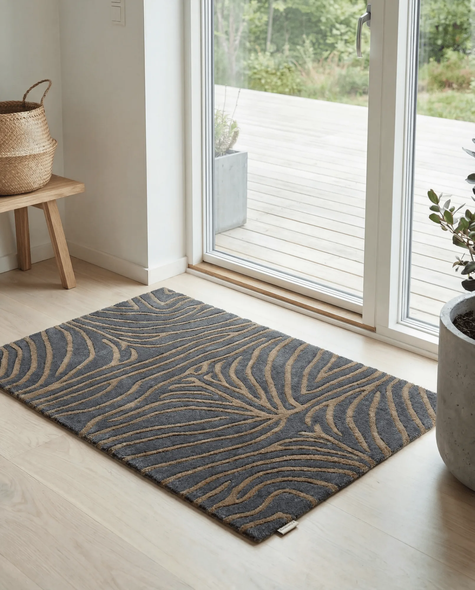 Zebra Fußmatte, Horizon, 60x90 cm Classic Collection