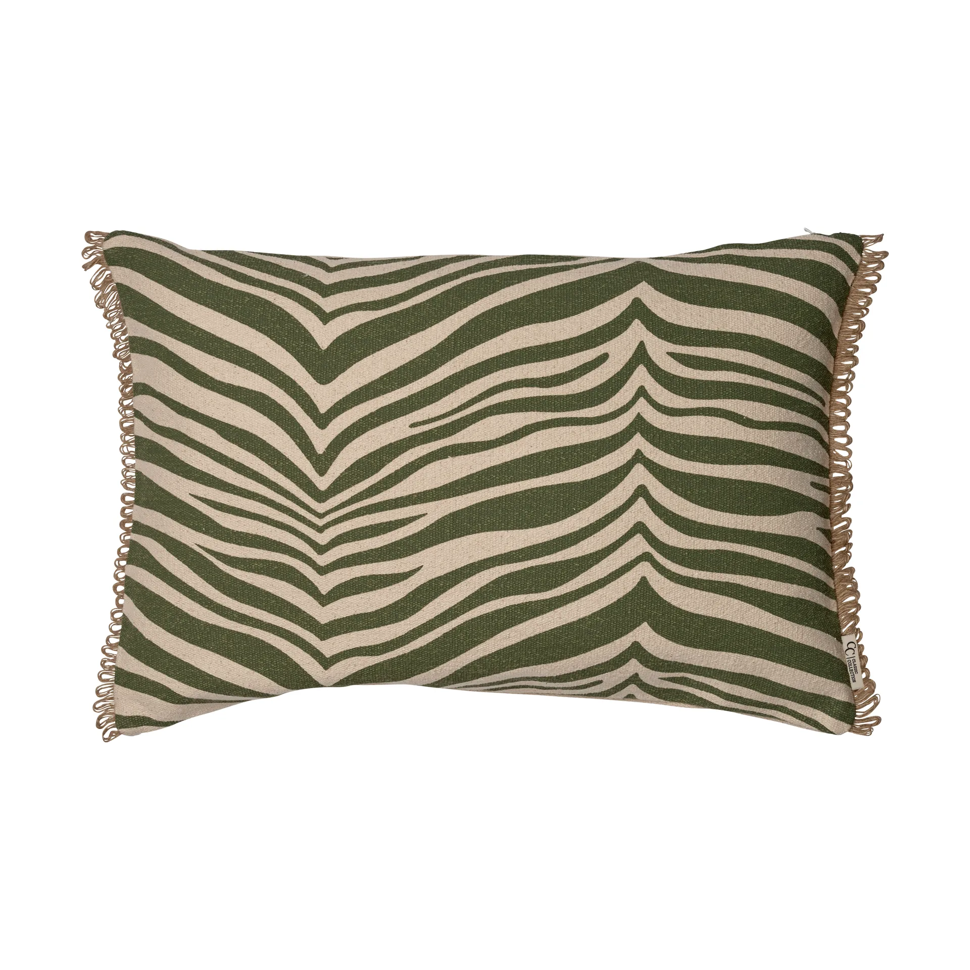 Zebra Kissen 40x60cm, Grün Classic Collection