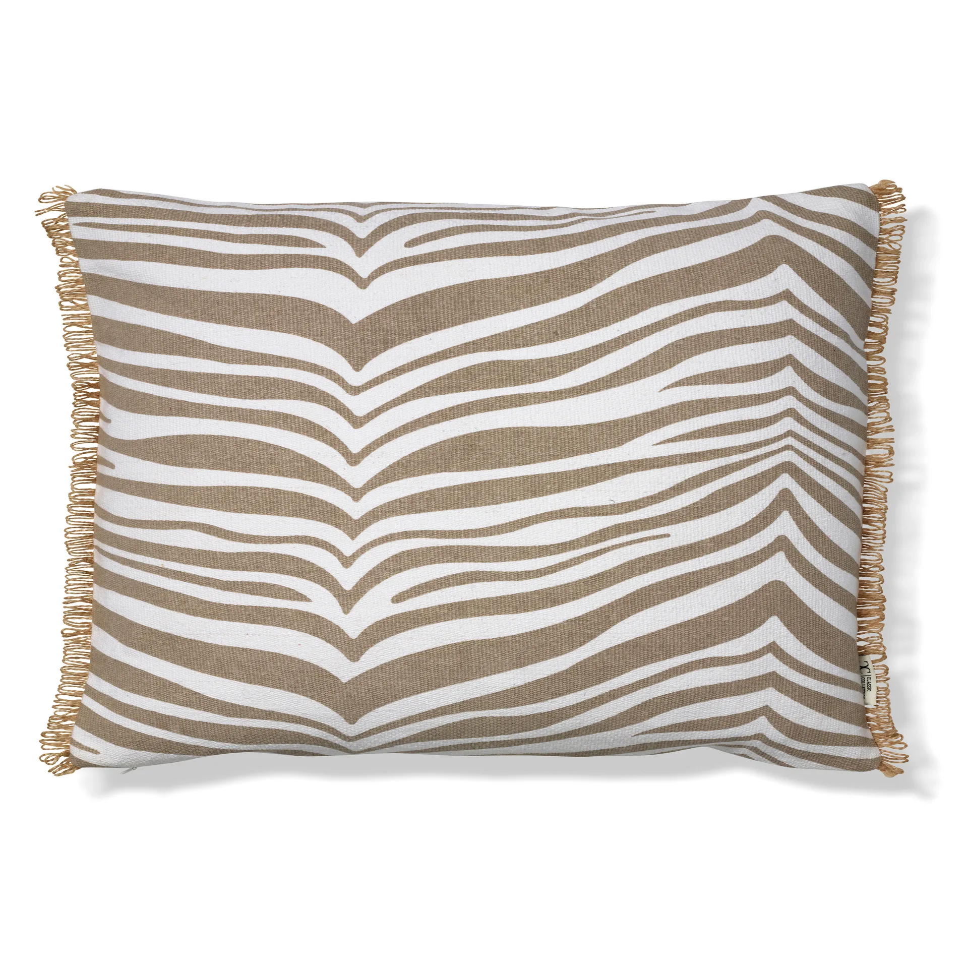 Zebra Kissen 40x60cm, Simply taupe (beige) Classic Collection