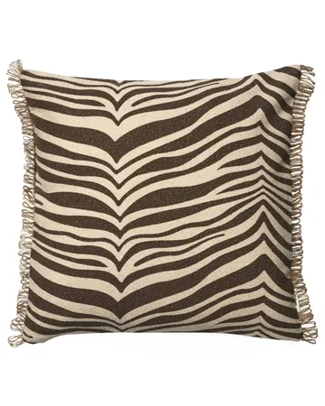 Zebra Kissen - Braun-Natur, 50x50 cm - Classic Collection