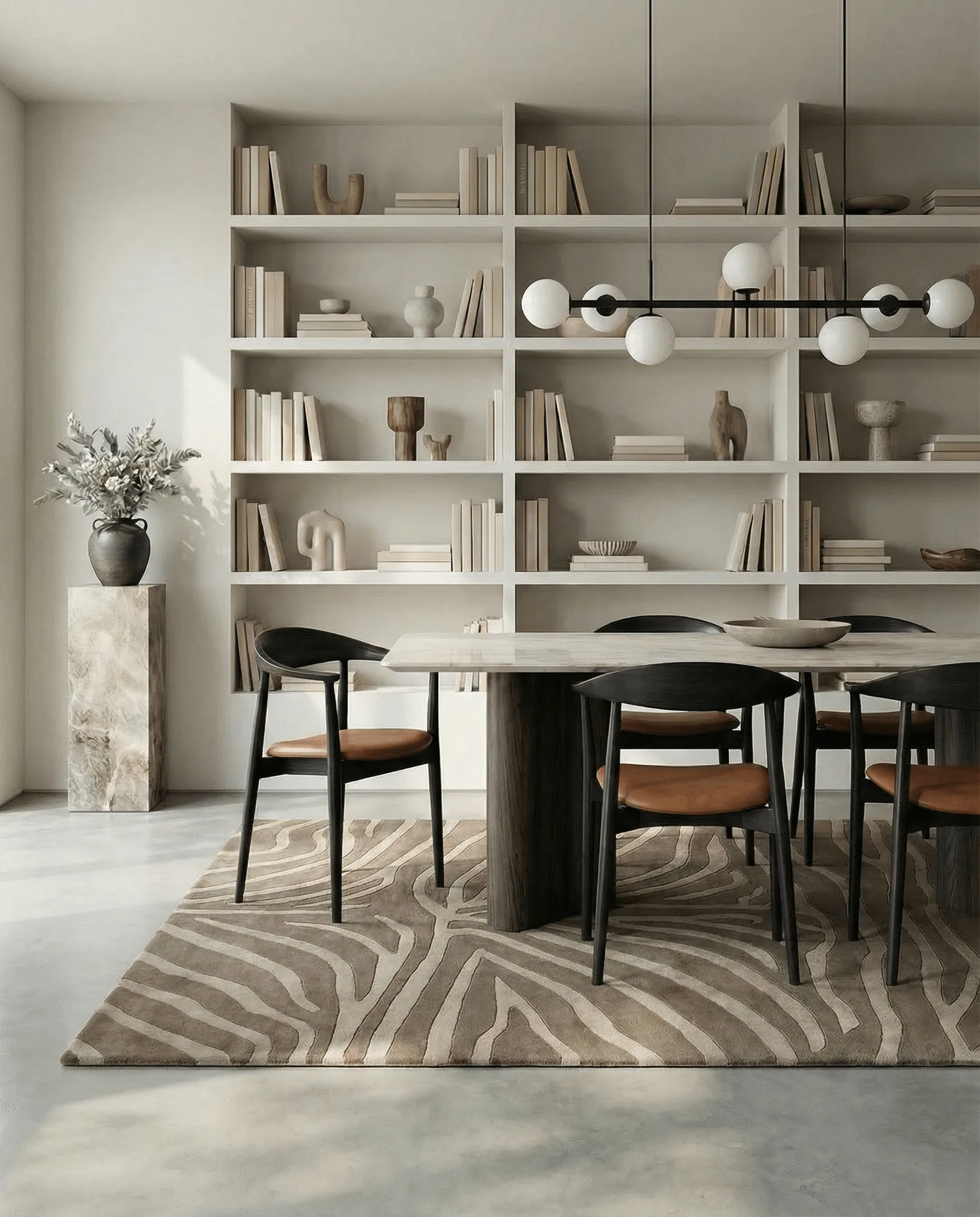 Zebra Teppich 250 x 350cm, Beige, 170x230 cm Classic Collection