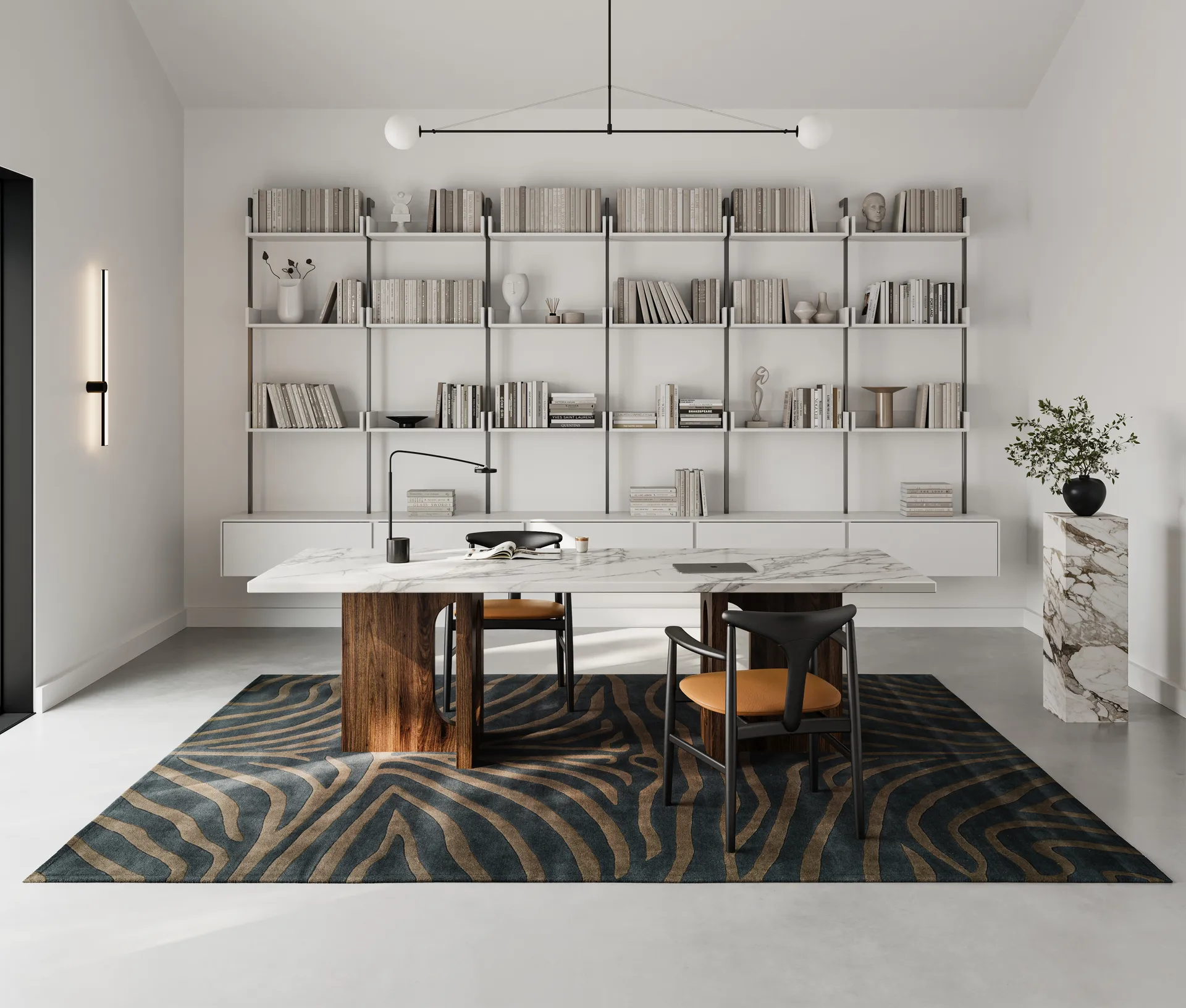 Zebra Teppich 250 x 350cm, Horizon, 250x350 cm Classic Collection