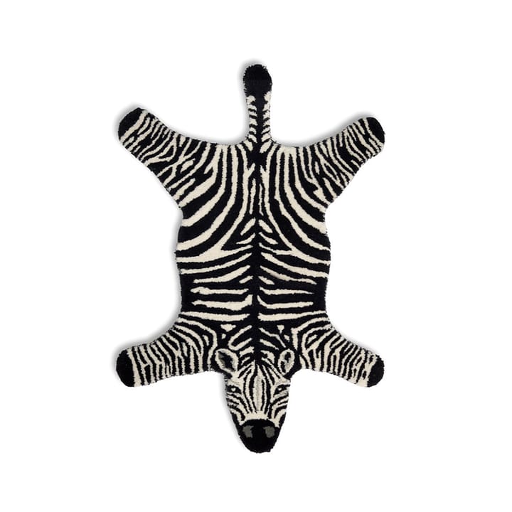 Zebra Teppich - Schwarz/weiß, 60 x 90cm - Classic Collection