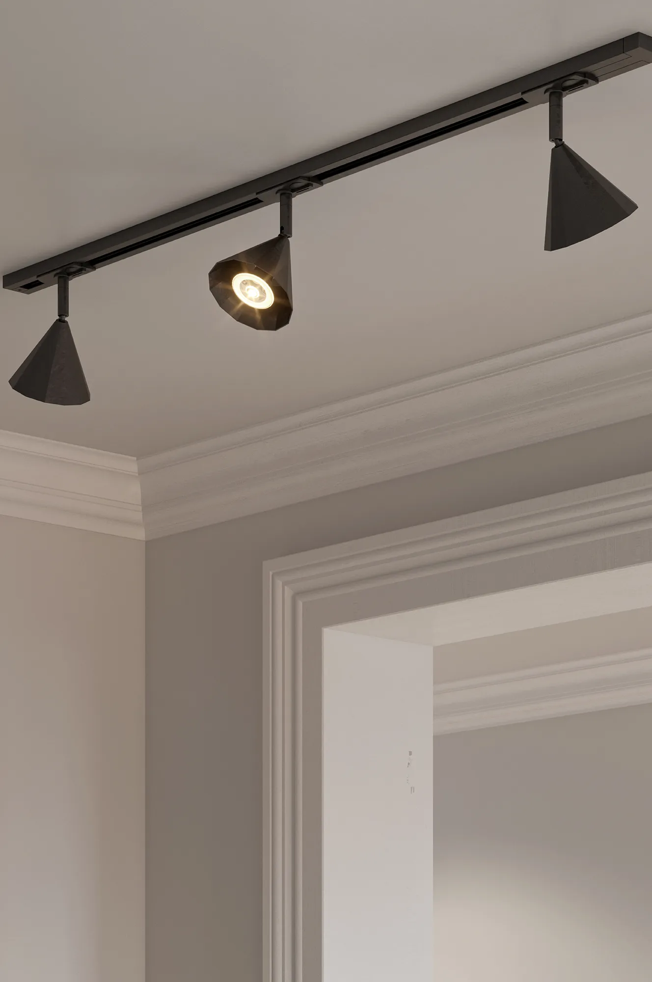 Rain 10 Deckenstrahler, Schwarz CO Bankeryd