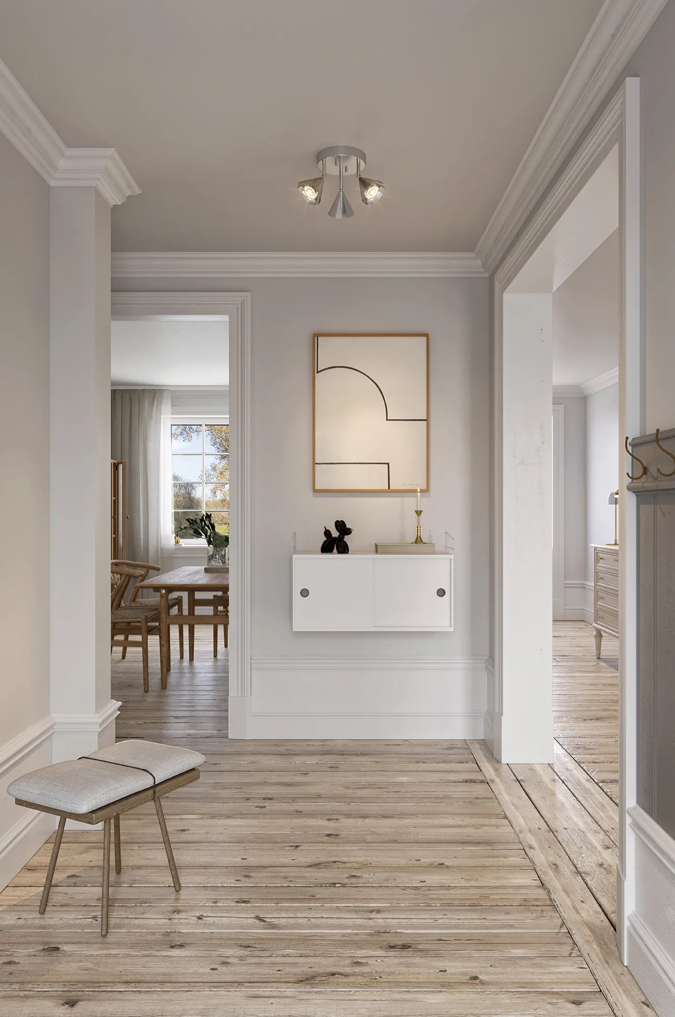 Rain 18 Deckenstrahler, Aluminium CO Bankeryd