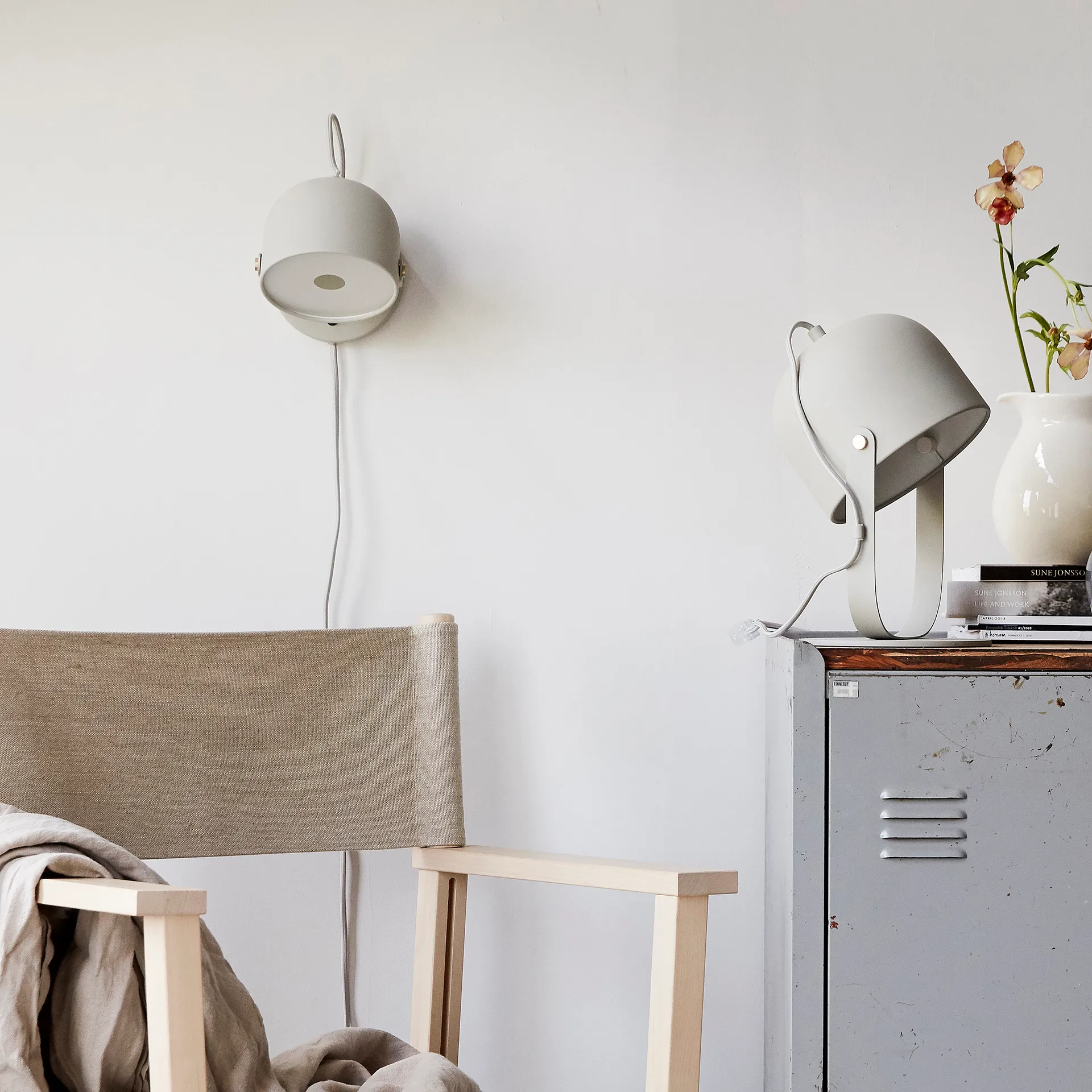 Svejk 13 Wandleuchte, Beige-Messing CO Bankeryd