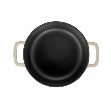 Combekk emaillierter Gusseisentopf Ø24 cm - Sand-gold knob - Combekk