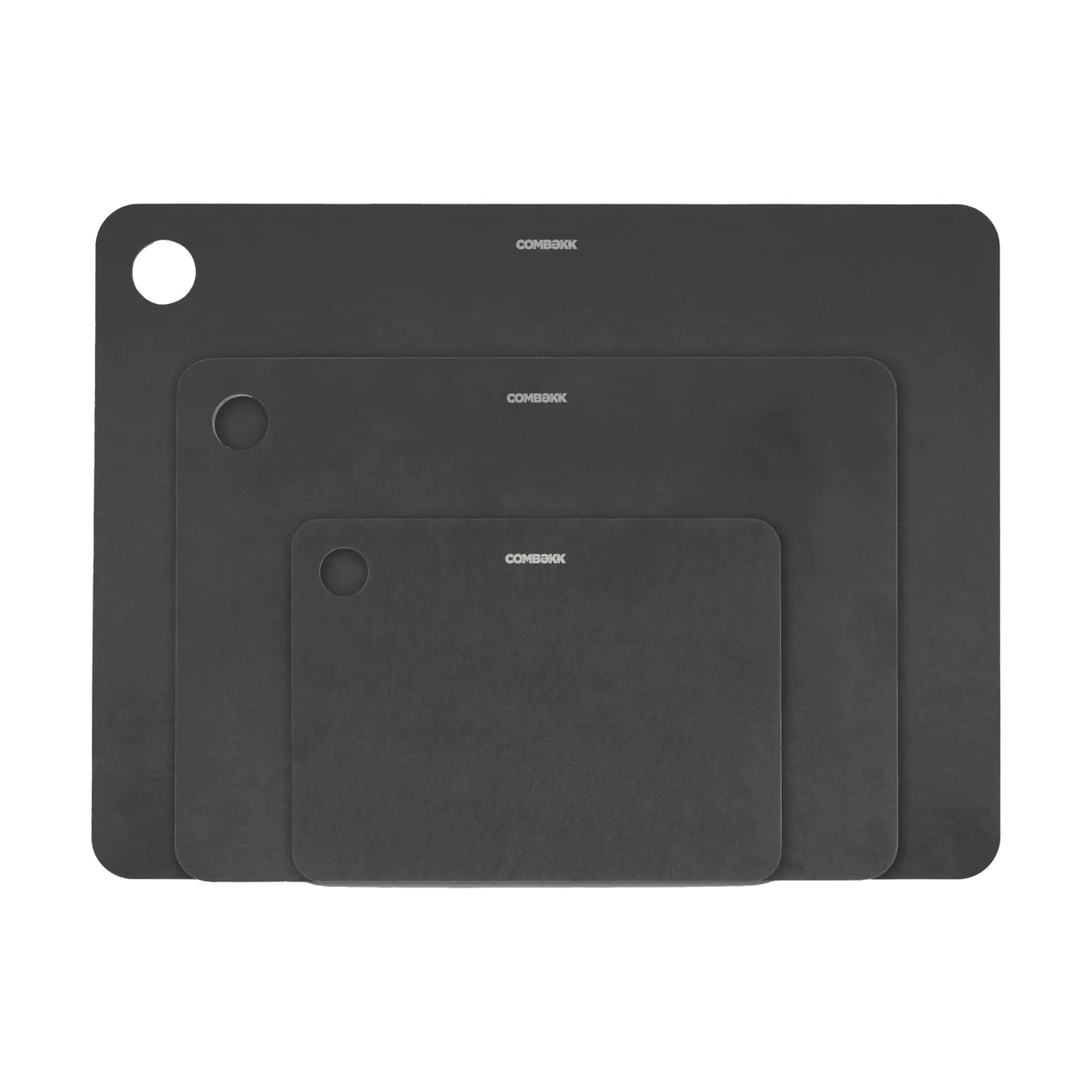 Combekk Combekk Schneidebrett Holz 3-teilig Black
