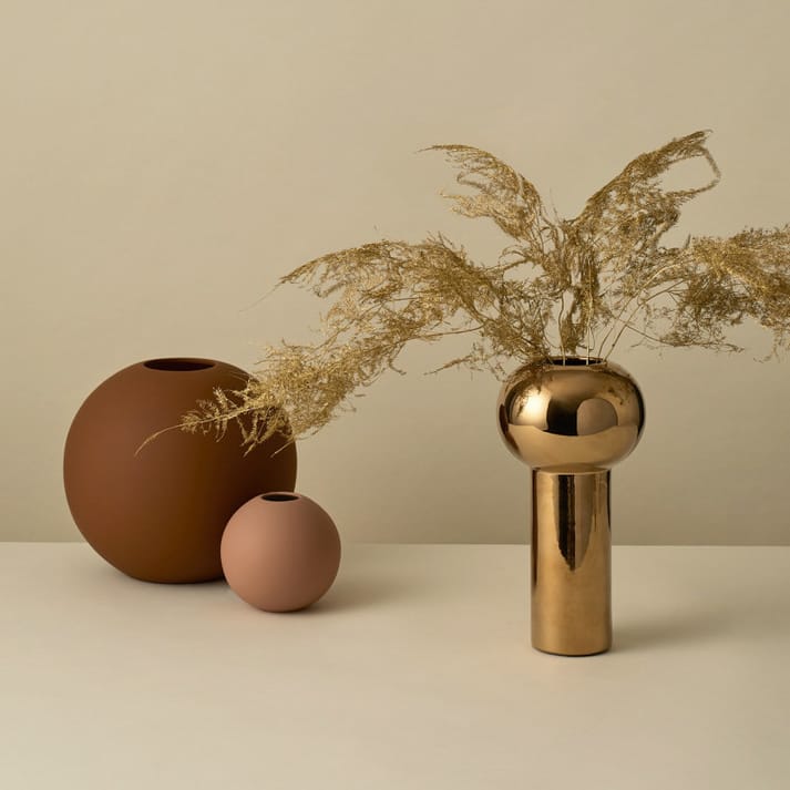 Ball Vase cafe au Lait - 10cm - Cooee
