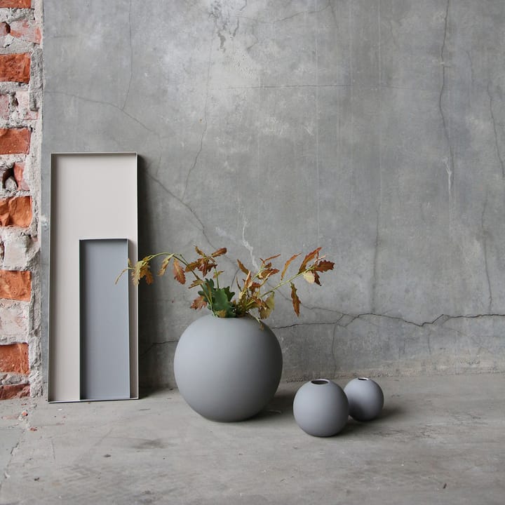Ball Vase grey - 20cm - Cooee