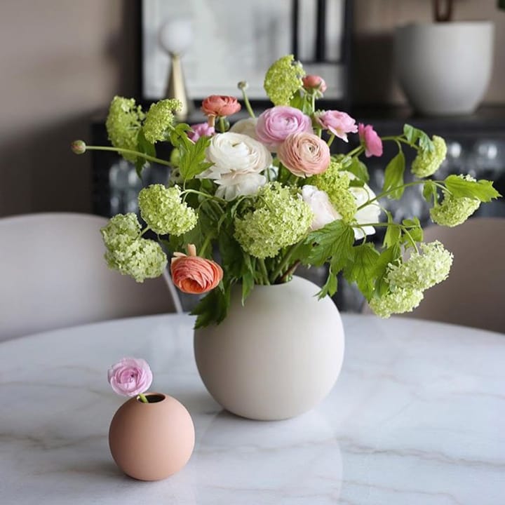 Ball Vase cafe au Lait, 8cm Cooee Design