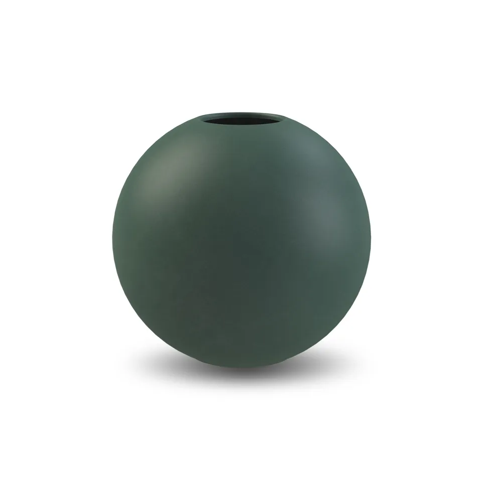 Ball Vase dark green, 10cm Cooee Design