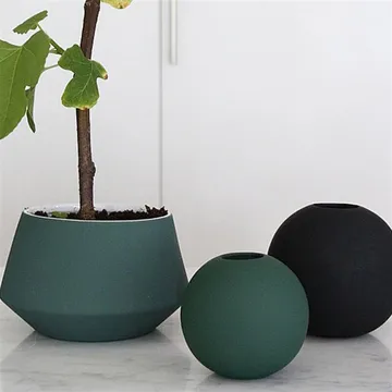 Ball Vase dark green - 8cm - Cooee Design