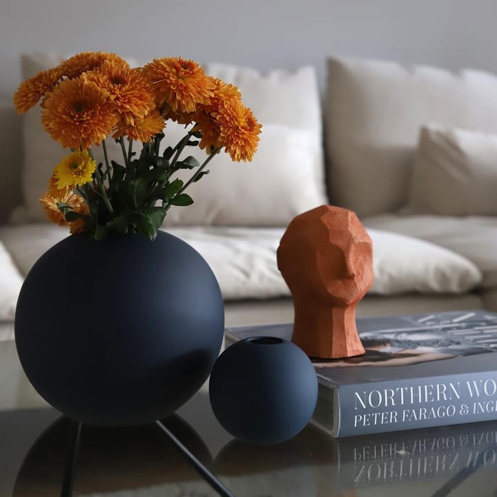 Ball Vase midnight blue, 20cm Cooee Design