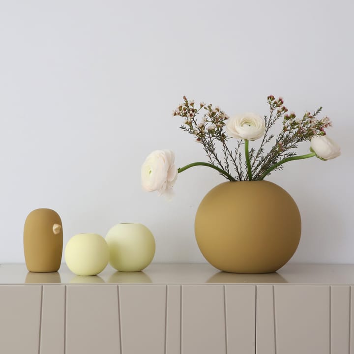 Ball Vase ochre - 20cm - Cooee Design