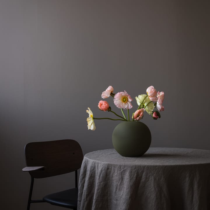 Ball Vase olive - 20cm - Cooee Design