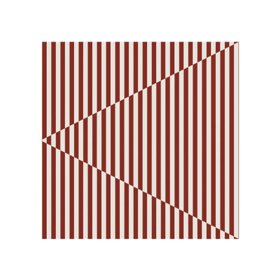 Broken Lines Serviette 33 x 33cm 20er Pack, Berry-white Cooee Design