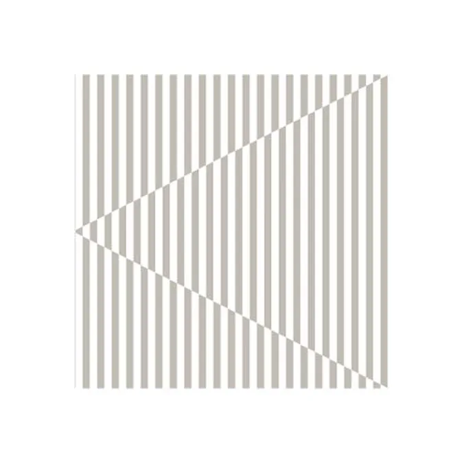 Broken Lines Serviette 33 x 33cm 20er Pack, Sand-white Cooee Design