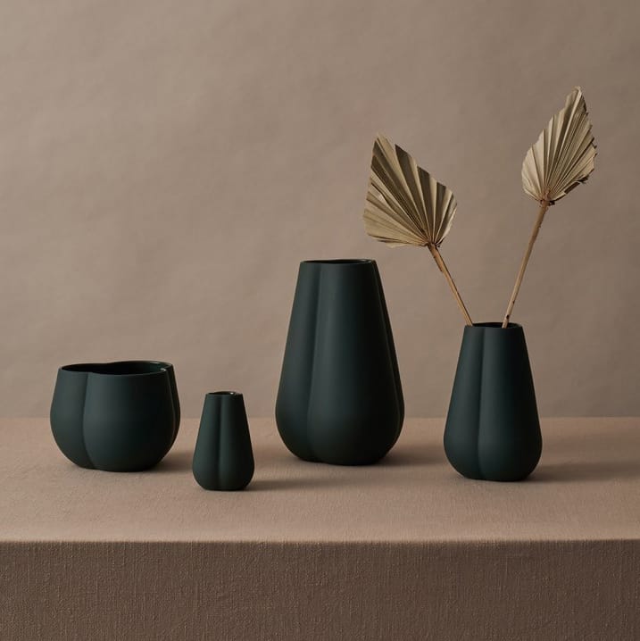 Clover Vase 11cm - Dark green - Cooee Design