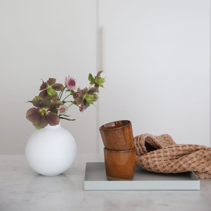 Collar Vase 12cm, White Cooee Design