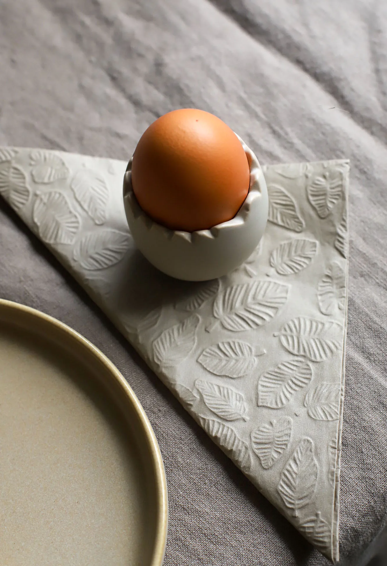 Cooee Eierbecher 2er-Pack, Sand Cooee Design