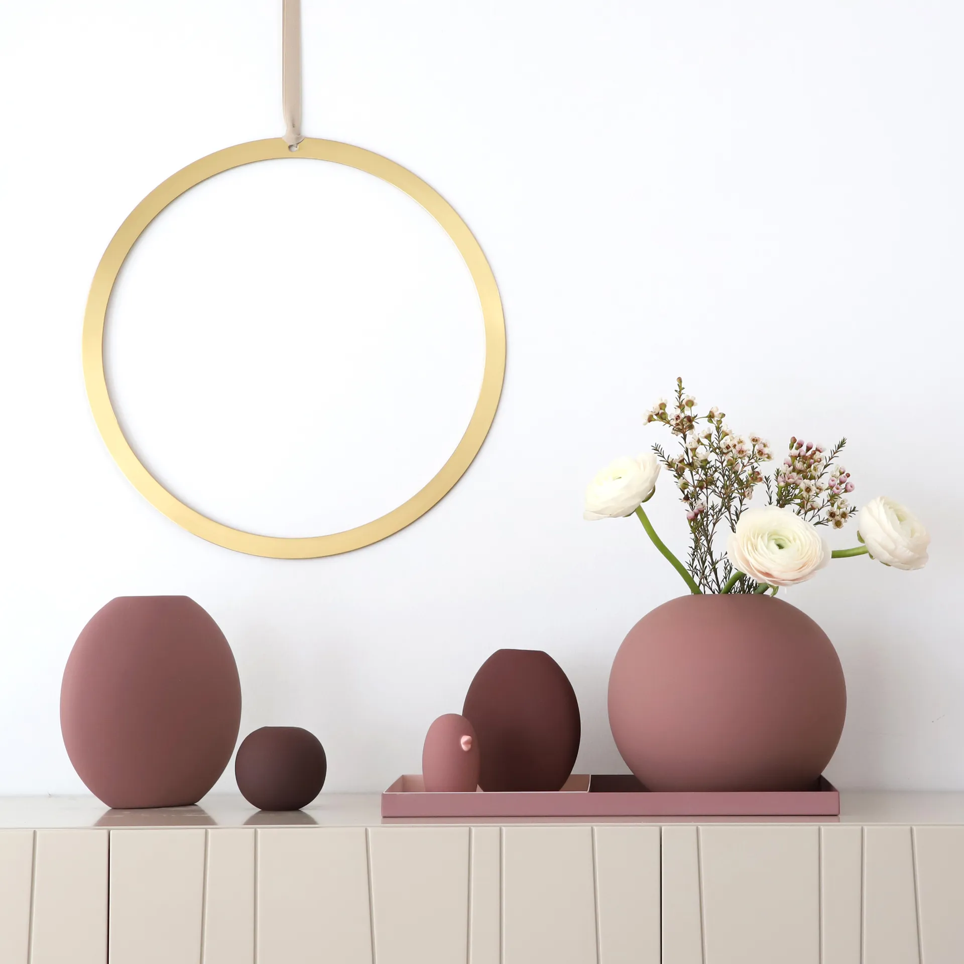 Cooee Tablett 39cm, Cinder rosa Cooee Design