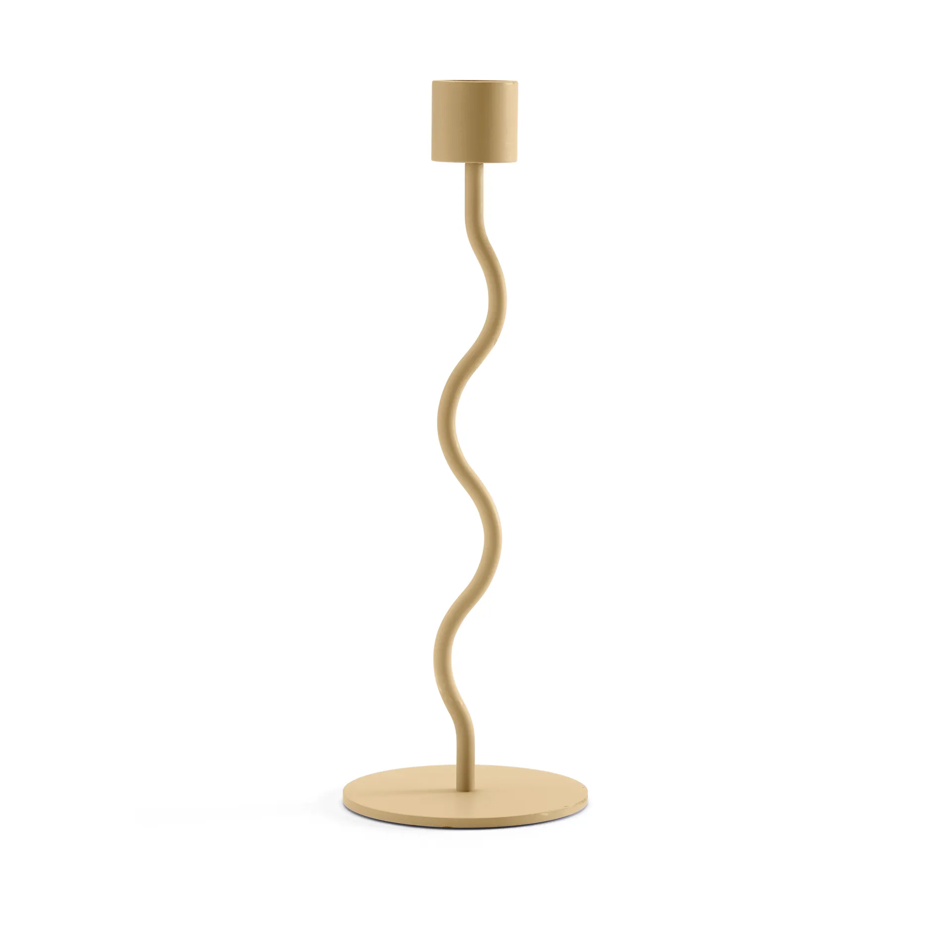 Curved Kerzenständer 23cm, Peanut Cooee Design