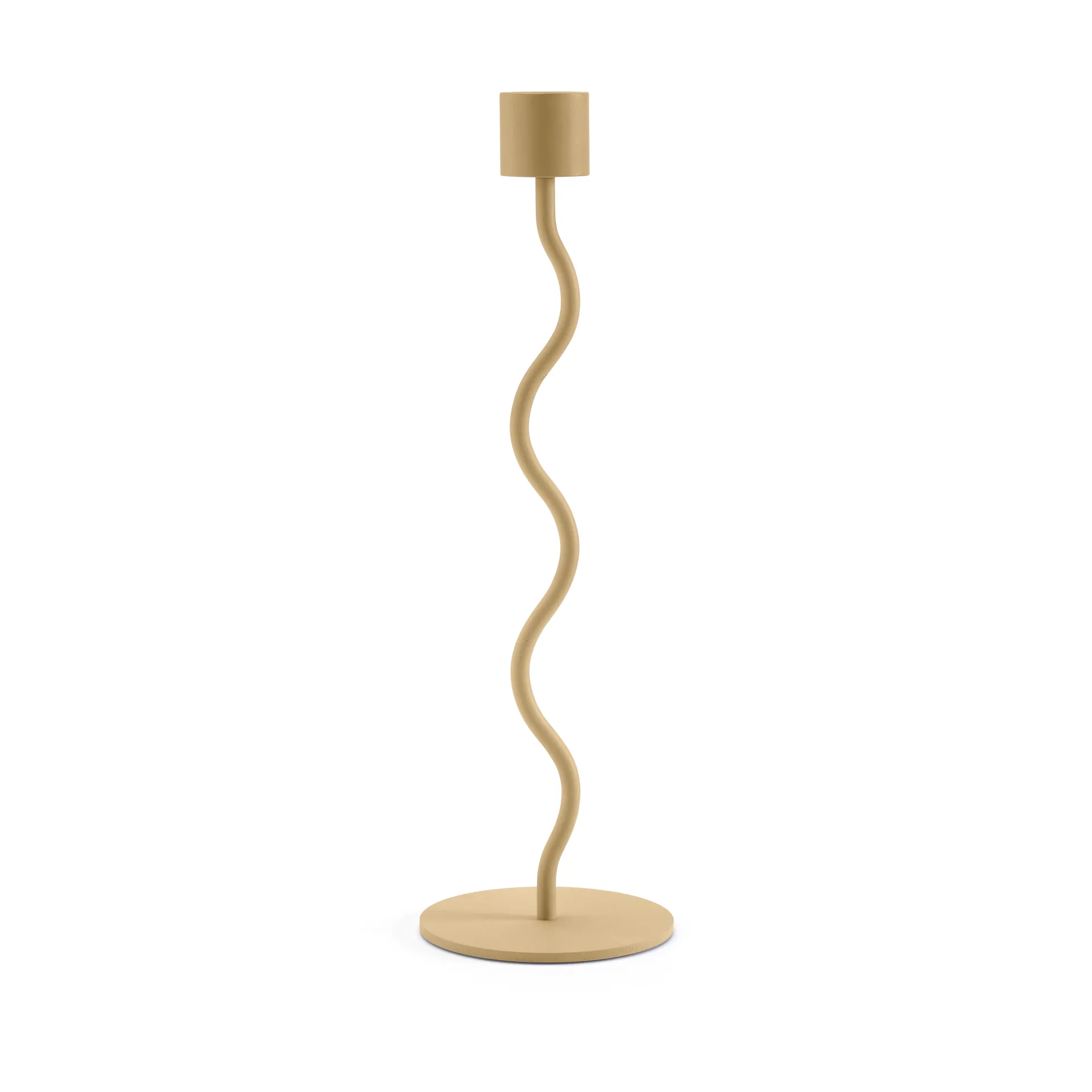 Curved Kerzenständer 26cm, Peanut Cooee Design