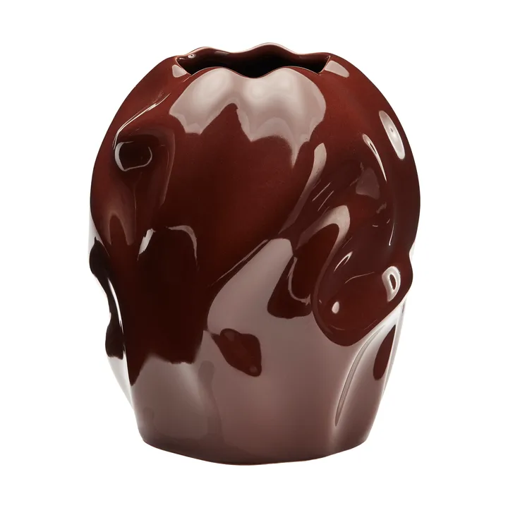 Drift desert Vase 16cm - Weinrot - Cooee Design