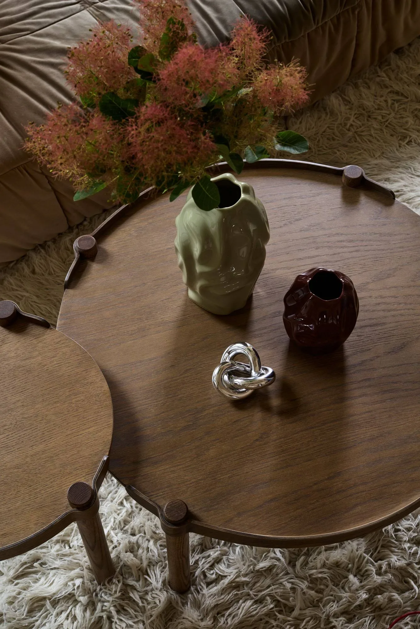 Drift desert Vase 28cm, Weinrot Cooee Design