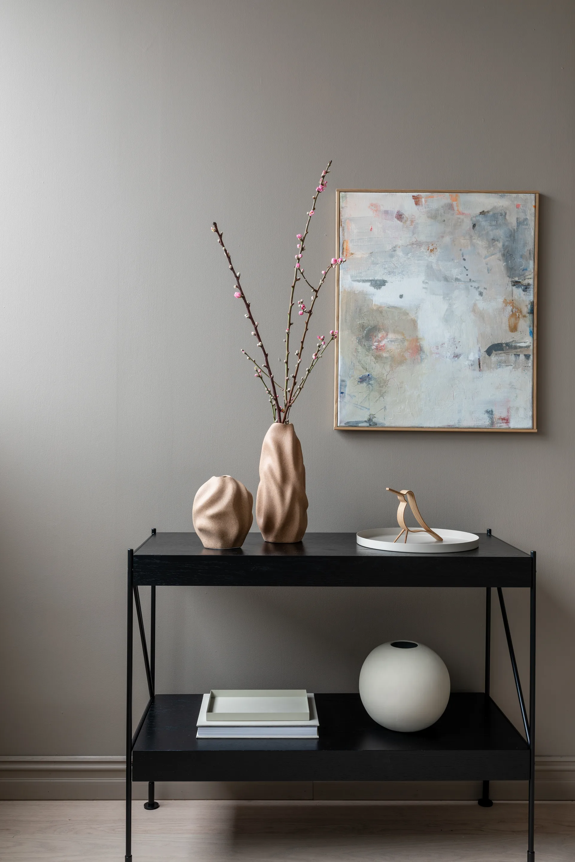 Drift Vase 30cm, Walnut Cooee Design
