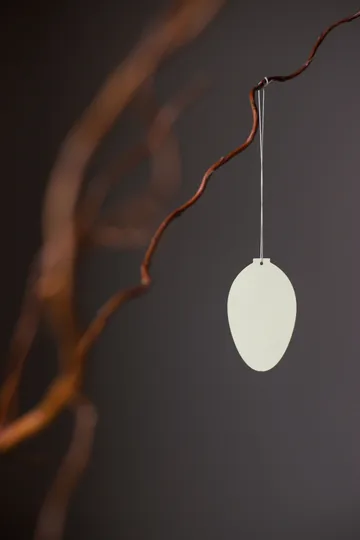 Easter Deco Ei Osterdekoration 4er Pack - Light yellow - Cooee Design