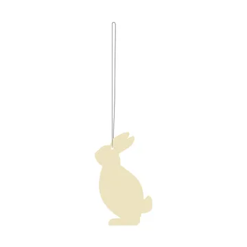 Easter Deco Hase Osteranhänger 4er Pack - Light yellow - Cooee Design