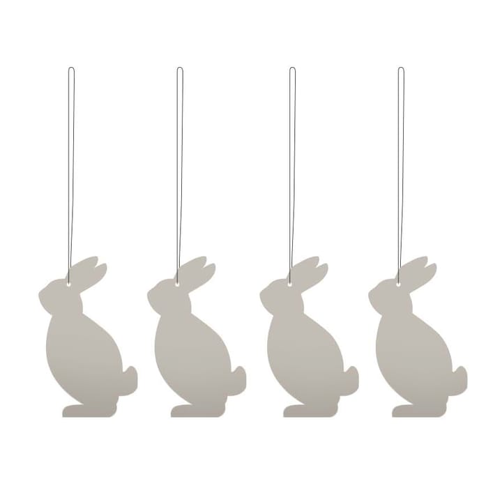 Easter Deco Hase Osteranhänger 4er Pack, Sand Cooee Design