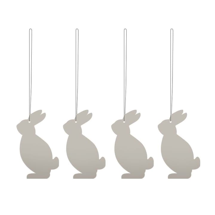 Easter Deco Hase Osteranhänger 4er Pack - Sand - Cooee Design