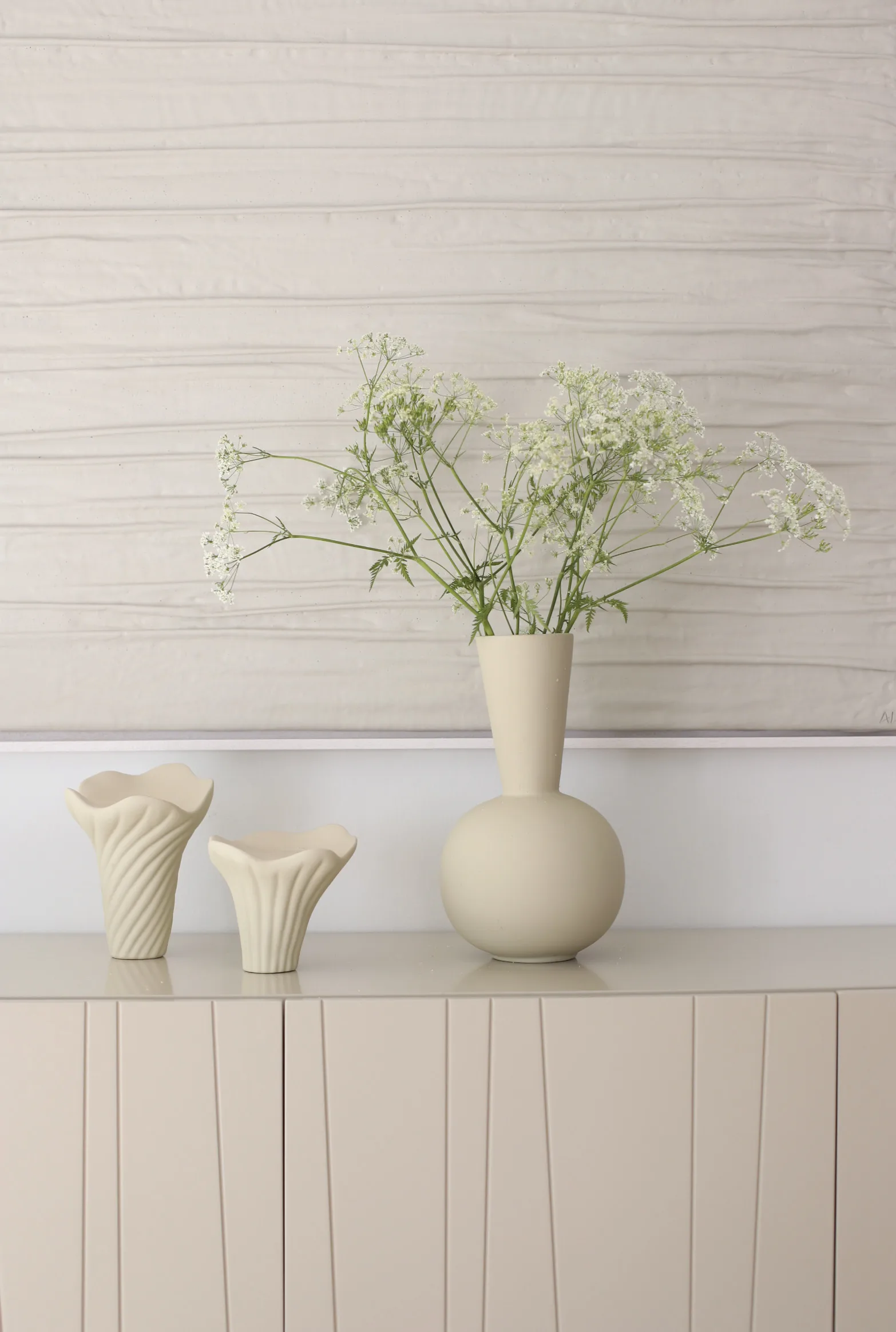 Fungi Skulptur small 12cm, Linnen Cooee Design