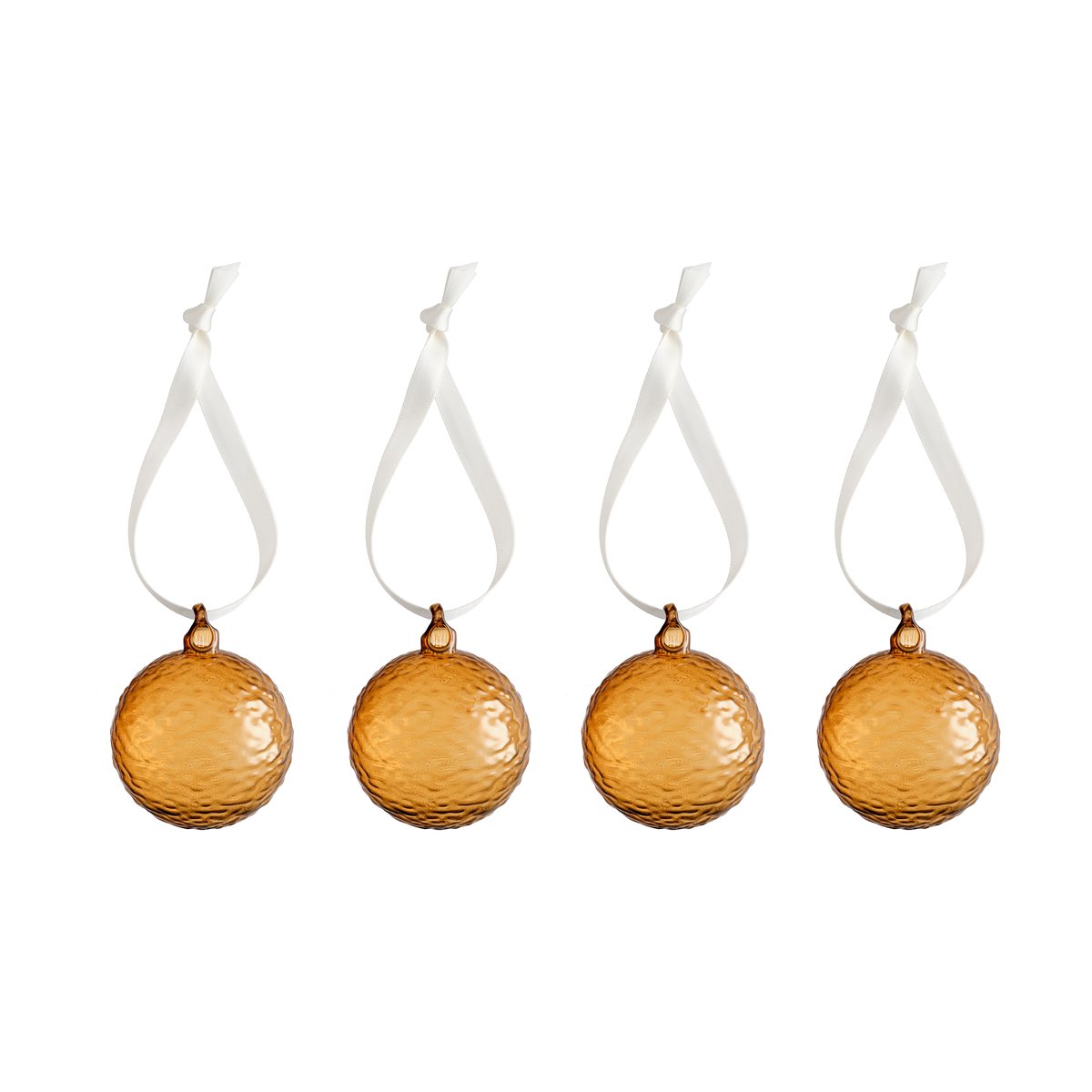 Cooee Design Gry Marble Weihnachtskugel Ø5 cm Cognac